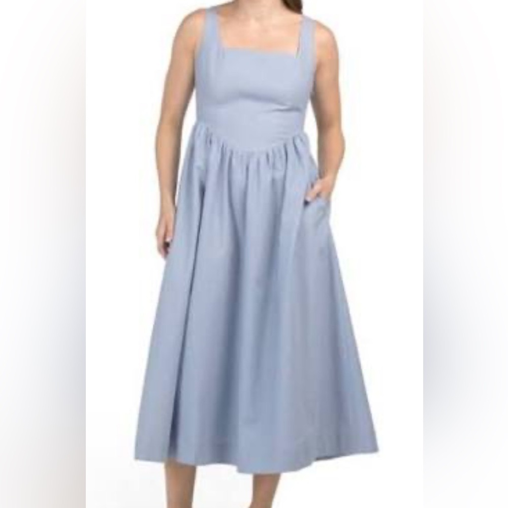 Endless Rose linen Soft Blue dress